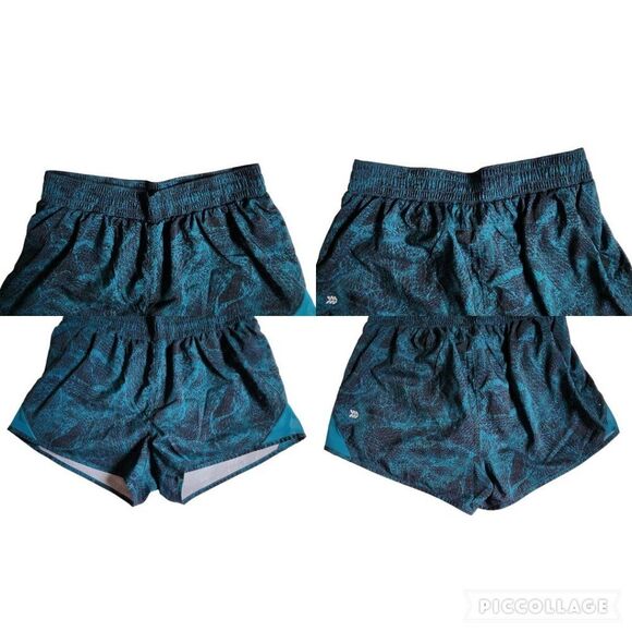 All In Motion blue green teal run shorts sz M - Picture 3 of 10